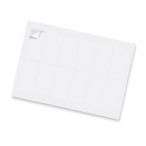 Sticker Sheet 40x80mm Rectangle - Matte