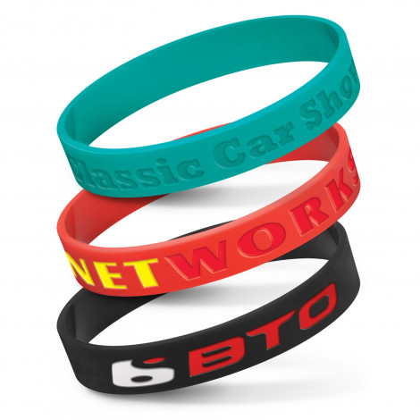 Silicone Wrist Band - Debossed